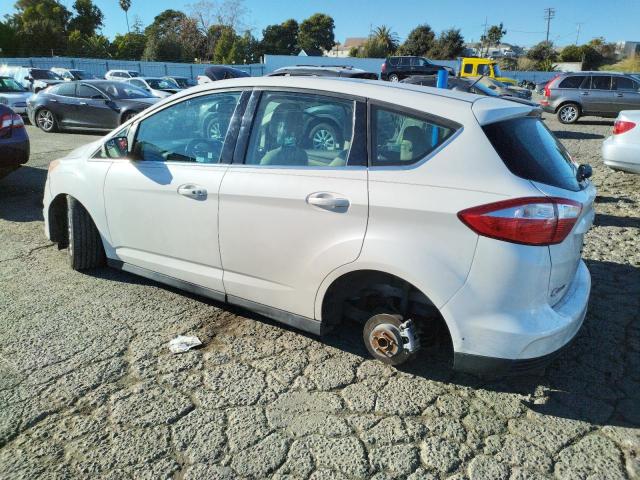 FORD C-MAX SEL 2013 white  hybrid engine 1FADP5BU0DL552697 photo #3