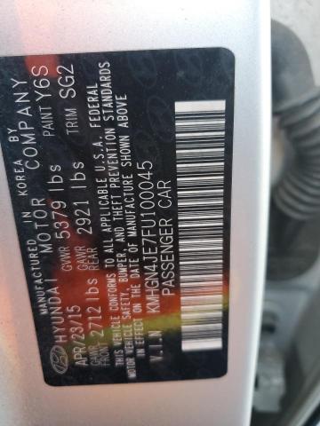 2015 HYUNDAI GENESIS 3. - KMHGN4JE7FU100045