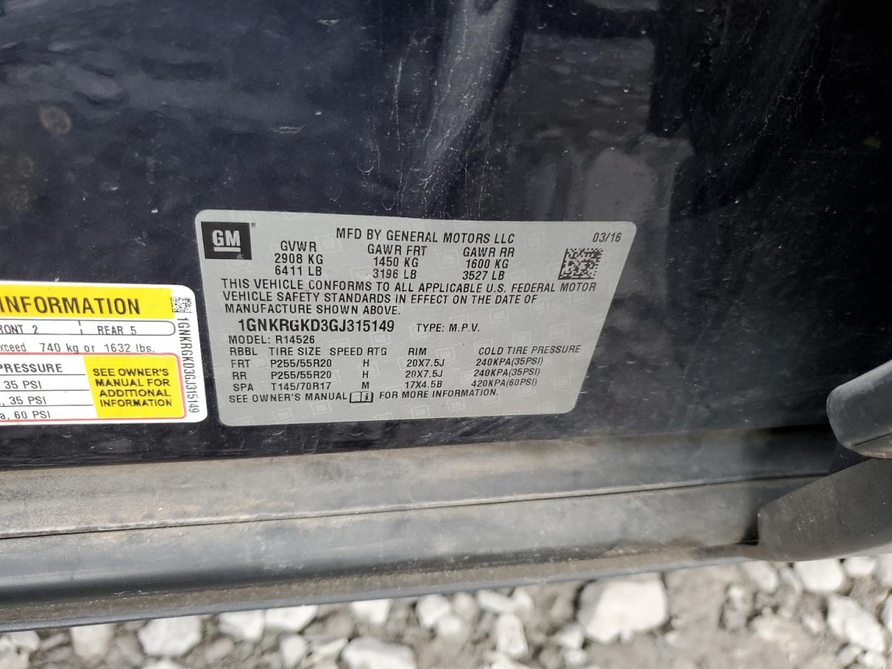 CHEVROLET TRAVERSE LT