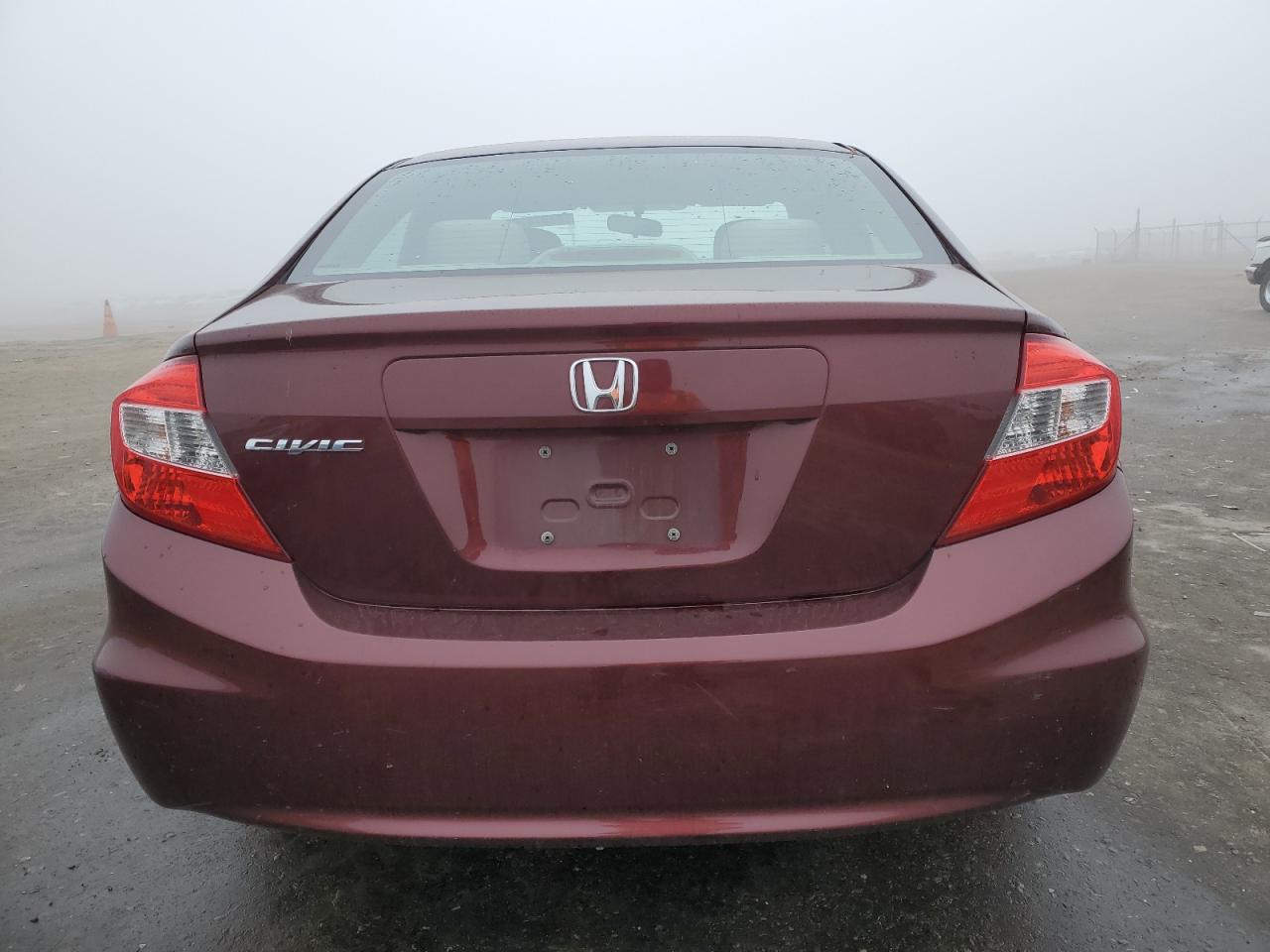 Lot #3044581230 2012 HONDA CIVIC LX