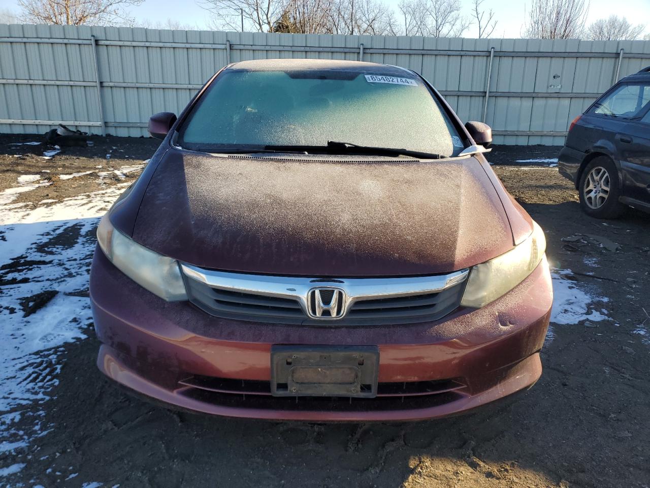 Lot #3033234804 2012 HONDA CIVIC LX