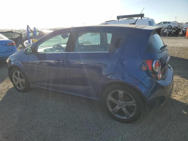 CHEVROLET SONIC RS 2014 blue  gas 1G1JG6SB7E4183066 photo #3