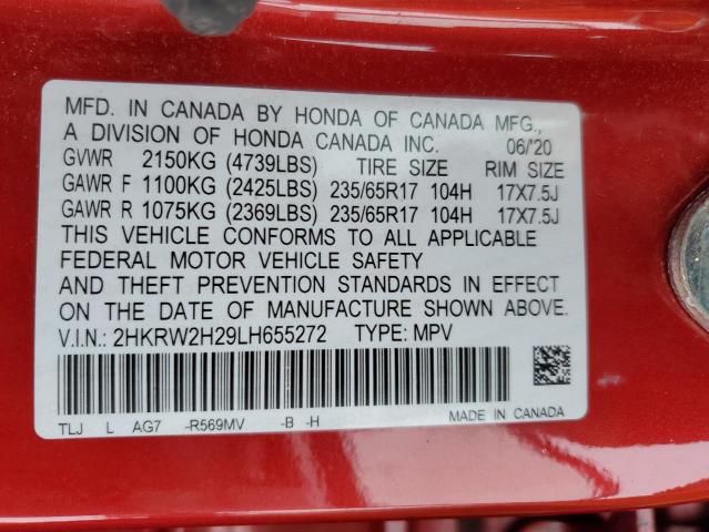 2020 HONDA CR-V LX - 2HKRW2H29LH655272