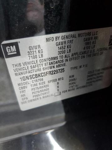 2015 CHEVROLET TAHOE C150 - 1GNSCBKC5FR229725