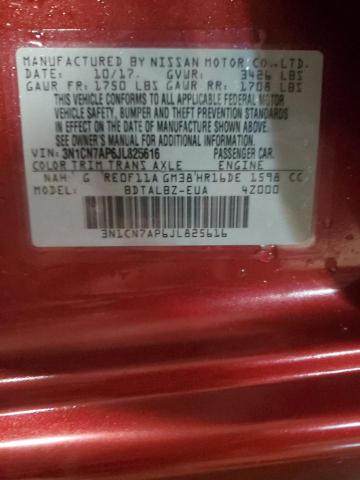 2018 NISSAN VERSA S - 3N1CN7AP6JL825616