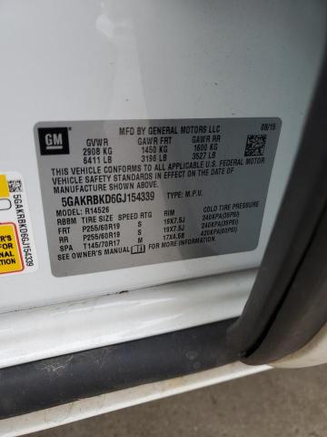 2016 BUICK ENCLAVE - 5GAKRBKD6GJ154339