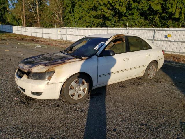 HYUNDAI SONATA GLS 2007 white  gas 5NPET46C87H224538 photo #1