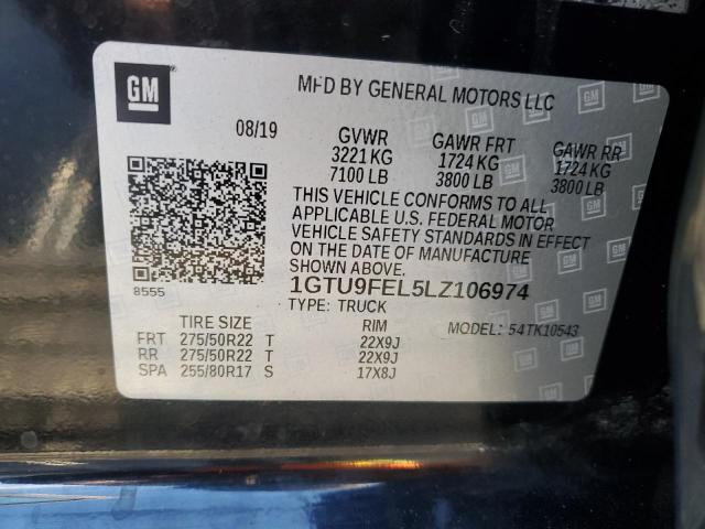 2020 GMC SIERRA K15 - 1GTU9FEL5LZ106974