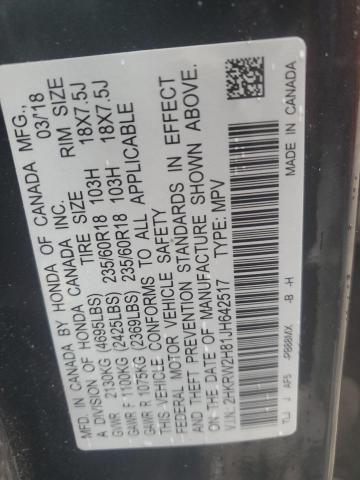 2018 HONDA CR-V EXL - 2HKRW2H81JH642517