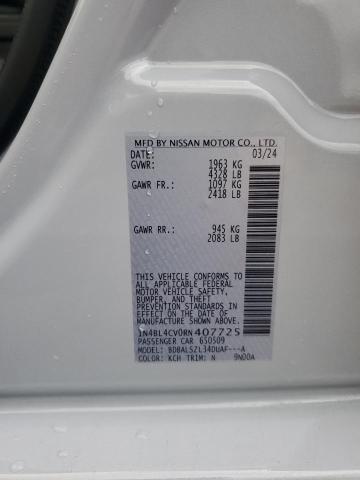 2024 NISSAN ALTIMA SR - 1N4BL4CV0RN407725
