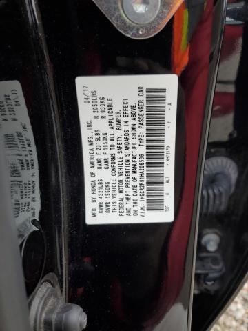 2017 HONDA ACCORD EXL - 1HGCR2F91HA206536