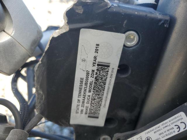 2018 DUCATI MULTISTRAD ZDMAAEKW3JB000097