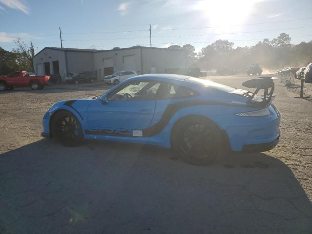 PORSCHE 911 GT3 RS 2016 blue  gas WP0AF2A98GS192732 photo #3