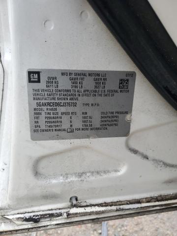 2012 BUICK ENCLAVE - 5GAKRCED6CJ376732