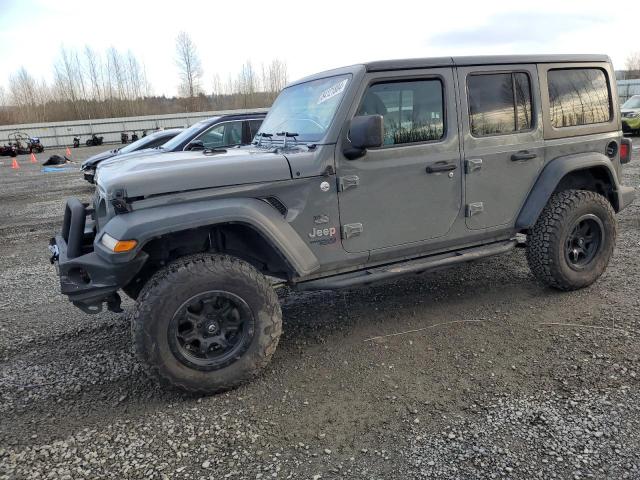 JEEP WRANGLER U 2018 gray  gas 1C4HJXDN9JW293412 photo #1