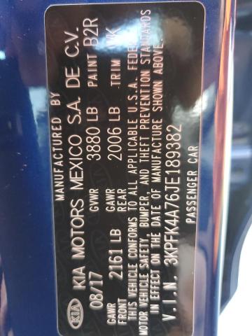 2018 KIA FORTE LX - 3KPFK4A76JE189382