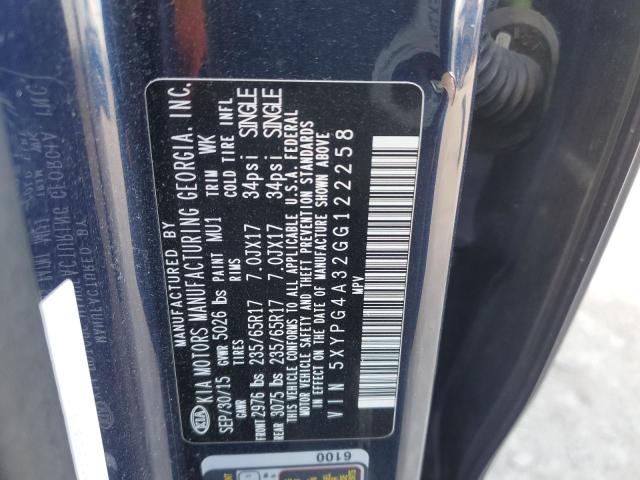 2016 KIA SORENTO LX - 5XYPG4A32GG122258