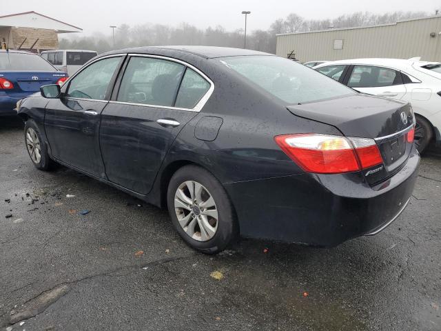 HONDA ACCORD LX 2015 black sedan 4d gas 1HGCR2F32FA139289 photo #3