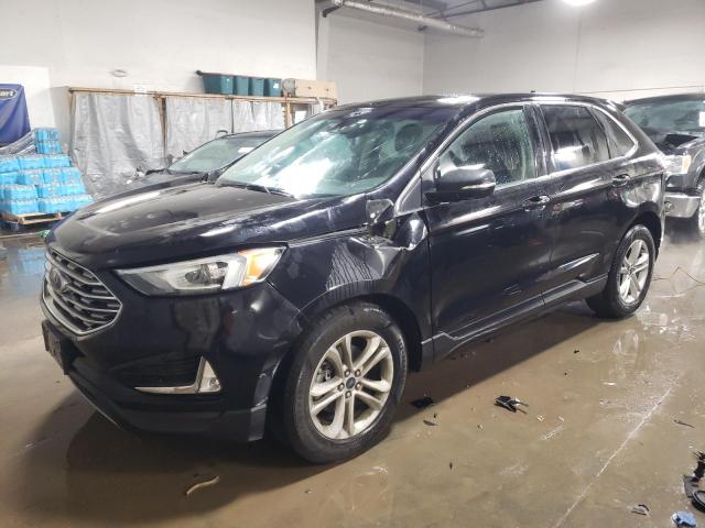 FORD EDGE SEL 2019 black  gas 2FMPK3J91KBB60196 photo #1