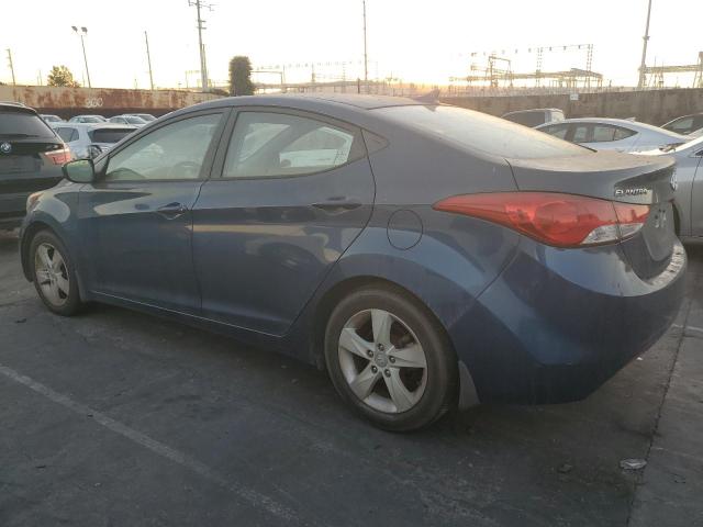 HYUNDAI ELANTRA GL 2013 blue  gas KMHDH4AE9DU957264 photo #3