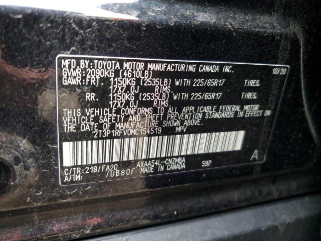 2021 TOYOTA RAV4 XLE - 2T3P1RFV0MC154519