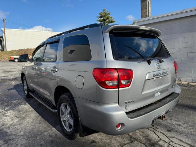 TOYOTA SEQUOIA SR 2008 gray 4dr spor gas 5TDBY64A78S007706 photo #4