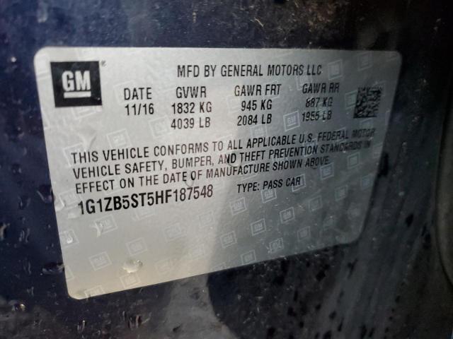 2017 CHEVROLET MALIBU LS - 1G1ZB5ST5HF187548