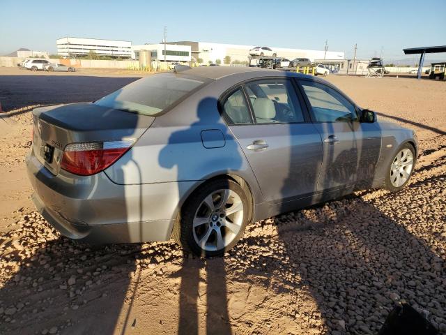 BMW 550 I 2006 gray sedan 4d gas WBANB535X6CP00357 photo #4