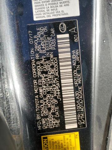 2018 LEXUS LC 500 JTHHP5AY7JA003004