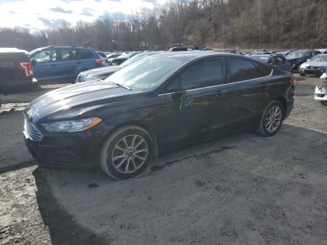 FORD FUSION SE 2017 black  gas 3FA6P0HD3HR153261 photo #1