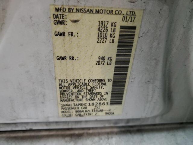2017 NISSAN ALTIMA 2.5 - 1N4AL3AP8HC182863