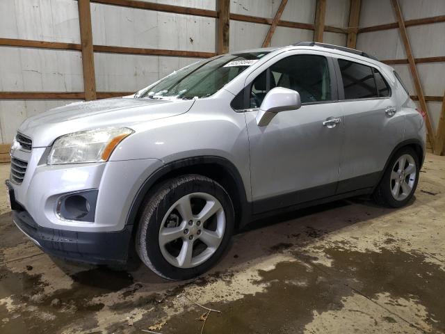 CHEVROLET TRAX LTZ 2015 silver  gas 3GNCJNSB7FL172454 photo #1