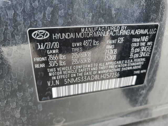 2020 HYUNDAI SANTA FE S - 5NMS33AD8LH257236