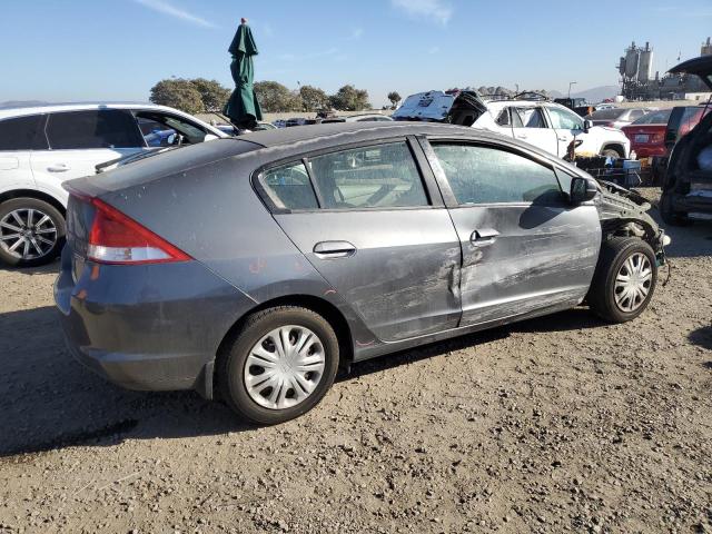 HONDA INSIGHT LX 2010 gray  hybrid engine JHMZE2H57AS041685 photo #4