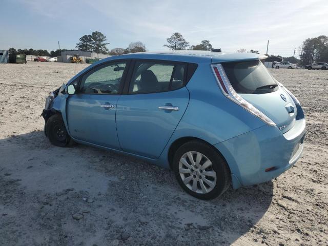 NISSAN LEAF S 2015 turquoise  electric 1N4AZ0CP4FC333625 photo #3