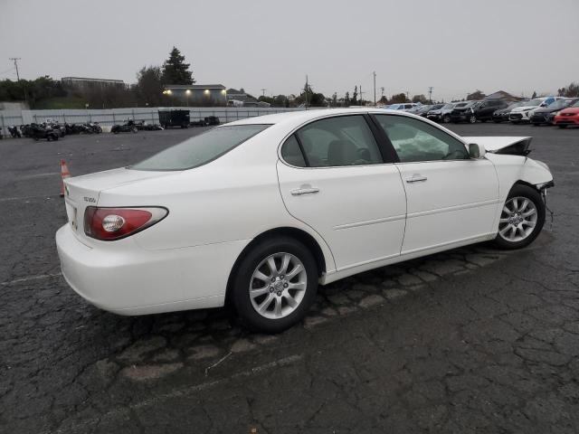 LEXUS ES 300 2003 white  gas JTHBF30G930093819 photo #4