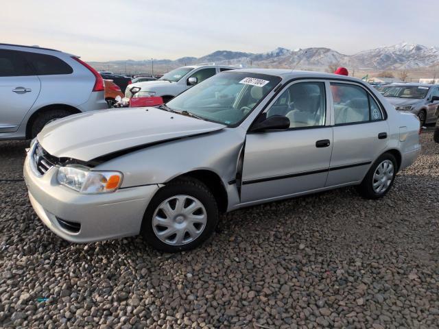 TOYOTA COROLLA CE 2001 silver  gas 1NXBR12E41Z472561 photo #1