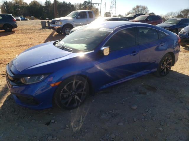 HONDA CIVIC SPOR 2019 blue  gas 2HGFC2F87KH554212 photo #1