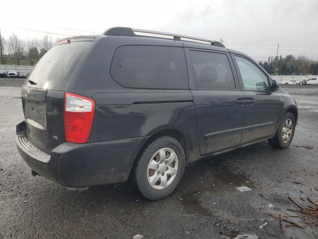 KIA SEDONA EX 2006 black  gas KNDMB233566022885 photo #4