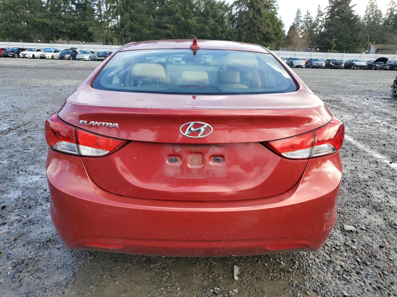 Lot #3034538758 2013 HYUNDAI ELANTRA GL