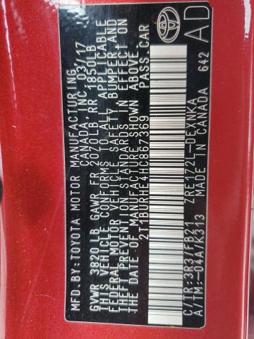 2017 TOYOTA COROLLA L - 2T1BURHE4HC867369