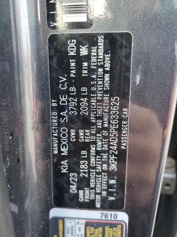 2023 KIA FORTE LX 3KPF24AD5PE633625