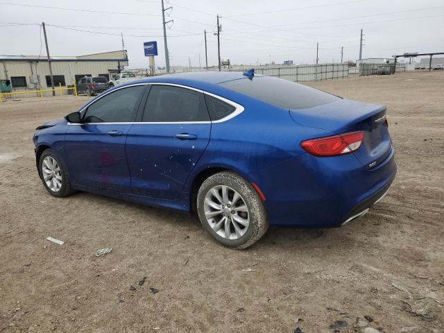 CHRYSLER 200 C 2015 blue  flexible fuel 1C3CCCCG6FN510139 photo #3