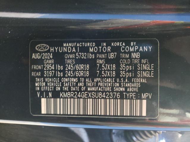 VIN KM8R24GEXSU842376 2025 HYUNDAI PALISADE no.14