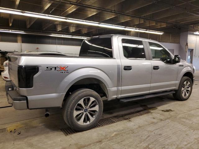 FORD F150 SUPER 2020 silver  gas 1FTEW1E4XLFA56227 photo #4