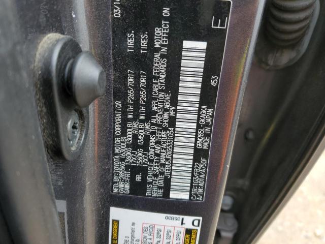 2016 TOYOTA 4RUNNER SR - JTEBU5JRXG5331054