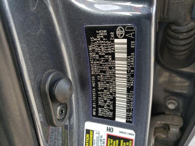 2015 TOYOTA COROLLA L - 2T1BURHE5FC387306