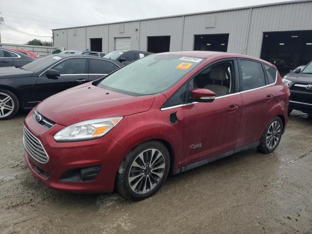 FORD C-MAX TITA 2017 red  hybrid engine 1FADP5FU1HL107871 photo #1