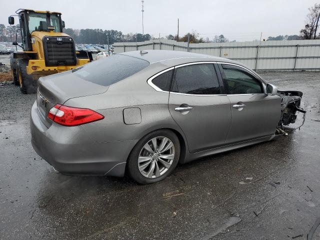 INFINITI M37 X 2012 silver  gas JN1BY1ARXCM392893 photo #4