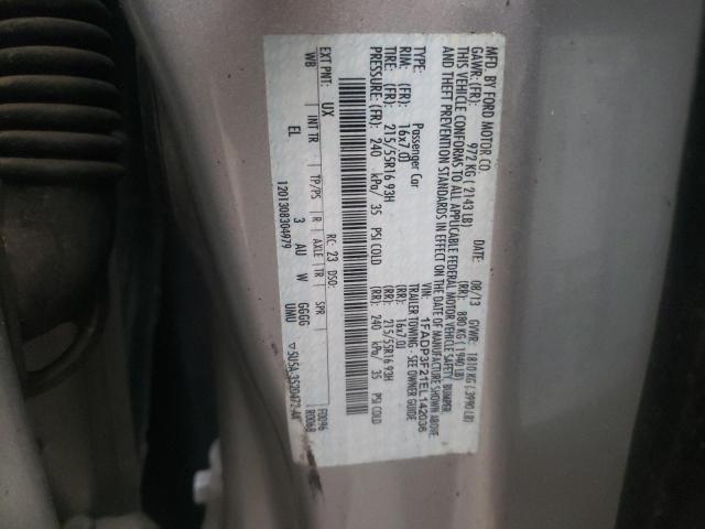 2014 FORD FOCUS SE - 1FADP3F21EL142036